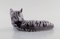 Porzellanfigur der Liegenden Katze von Bing & Grøndahl 4
