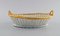 Antique Braided Basket with Handles in Porcelain from Meissen 6