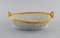 Antique Braided Basket with Handles in Porcelain from Meissen, Image 2