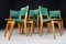 Model 666 Dining Room Chairs by Jens Risom for Walter Knoll 1950s, Set of 6 5