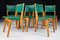 Model 666 Dining Room Chairs by Jens Risom for Walter Knoll 1950s, Set of 6 2