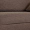 Graues 3-Sitzer Sofa mit Stoffbezug von Flexform 4