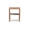 Brown Wood Side Table with Shelf from Flexform 7