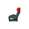 Green Fabric Wink Armchair by Toshiyuki Kita for Cassina, Image 10