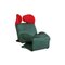 Green Fabric Wink Armchair by Toshiyuki Kita for Cassina 1