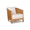 White Wood Mozart Armchair from Flexform 1