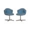 Blaue Alster Stühle mit Stoffbezug von Ligne Roset, 2er Set 1