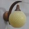 Mid-Century Danish Teak & Plastic Wall Lamp 4