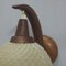 Mid-Century Danish Teak & Plastic Wall Lamp 2