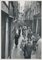 Calle comercial, Italia, años 50, fotografía en blanco y negro, Imagen 1