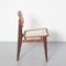 French Cane C-Chair in Walnut by Marcel Gascoin for Gubi, Image 5