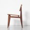 French Cane C-Chair in Walnut by Marcel Gascoin for Gubi 3