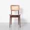 French Cane C-Chair in Walnut by Marcel Gascoin for Gubi 2