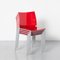 Hola Chair in in Red Stacking from Bontempi Casa 12