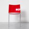 Hola Chair in in Red Stacking from Bontempi Casa, Image 2