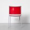 Hola Chair in in Red Stacking from Bontempi Casa 4