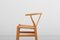 Danish Wishbone Chairs in Oak by Hans J. Wegner for Carl Hansen & Søn, 1960s, Set of 2, Image 9