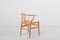 Danish Wishbone Chairs in Oak by Hans J. Wegner for Carl Hansen & Søn, 1960s, Set of 2, Image 7
