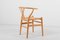 Danish Wishbone Chairs in Oak by Hans J. Wegner for Carl Hansen & Søn, 1960s, Set of 2 8