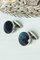 Mid-Century Finnish Spectrolite Cufflinks, Set of 2 2