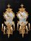 Paired Bronze Sconces with Mirrors, Set of 2, Image 2