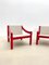 Carimateby Lounge Chairs in Lacquered Wood by Vico Magistretti for Cassina, Set of 2 9