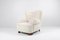 Scandinavian Flemming Lassen Style Lounge Chair in Bouclé Wool, 1960s 3
