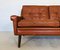 Dänisches Vintage Mid-Century 2-Sitzer Sofa in Cognac von Svend Skipper, 1965 5