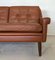 Dänisches Vintage Mid-Century 2-Sitzer Sofa in Cognac von Svend Skipper, 1965 10