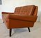 Dänisches Vintage Mid-Century 2-Sitzer Sofa in Cognac von Svend Skipper, 1965 6