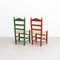 Rustic Chairs in Hand-Painted Wood, 1940, Set of 2 7