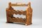 Revistero holandés vintage de madera tallada, Imagen 3