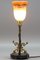 Neoclassical Brass and Marble Table Lamp with Dolphins, France, 1950s, Image 3