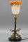 Neoclassical Brass and Marble Table Lamp with Dolphins, France, 1950s 20