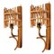Mid-Century Rattan Lantern Sconces Attributed to Louis Sognot, 1960s, Set of 2 1