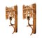 Mid-Century Rattan Lantern Sconces Attributed to Louis Sognot, 1960s, Set of 2 9