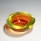 Italian Geode Bowl in Yellow and Orange Murano by Archimede Seguso, 1958 5
