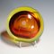 Italian Geode Bowl in Yellow and Orange Murano by Archimede Seguso, 1958, Image 7