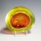 Italian Geode Bowl in Yellow and Orange Murano by Archimede Seguso, 1958, Image 6