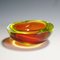 Italian Geode Bowl in Yellow and Orange Murano by Archimede Seguso, 1958 3