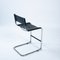 Bauhaus Sling Leather Barstools by Mart Stam for Fasem, Italy, Set of 2, Image 3