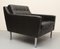 Black Leather Armchair, 1960s, Image 8