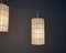 Mid-Century German Minimalist Cocoon Pendant Lamps by Friedel Wauer for Goldkant Leuchten, 1960s, Set of 2 21