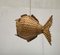 Lámpara colgante Mid-Century en forma de pez, años 60, Imagen 21