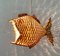 Lámpara colgante Mid-Century en forma de pez, años 60, Imagen 12