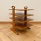 Vintage Swiss Wood Newspaper Rack, Image 3