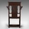 Tall Antique English Victorian Oak Hall Stand 5