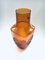 Vintage Amber Glass High Starburst Vase from Empoli, Italy, 1960s, Image 6