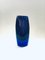 Modern Hand Blown Art Glass Bullicante Vase in Blue and Purple 9