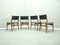 Teak Dining Chairs by Poul M. Volther, 1960s, Set of 4 4